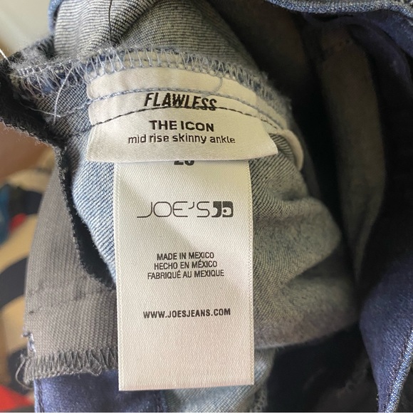 Joe's Jeans Maternity The Icon Mid Rise Skinny Dark Wash 32 - Picture 6 of 6